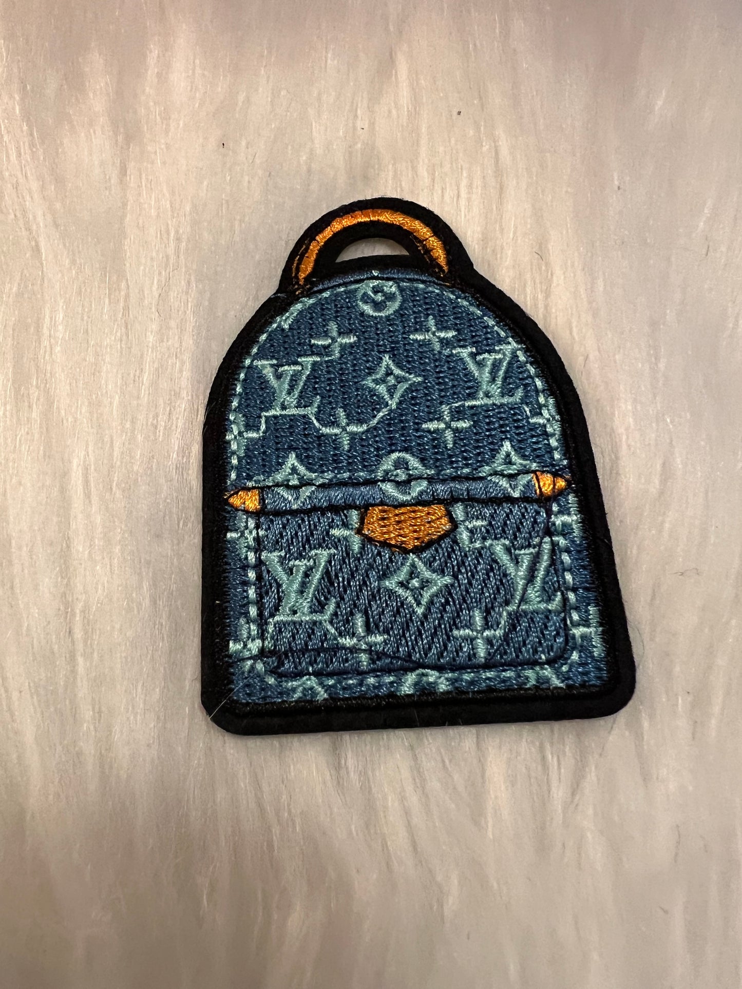 Denim LV backpack