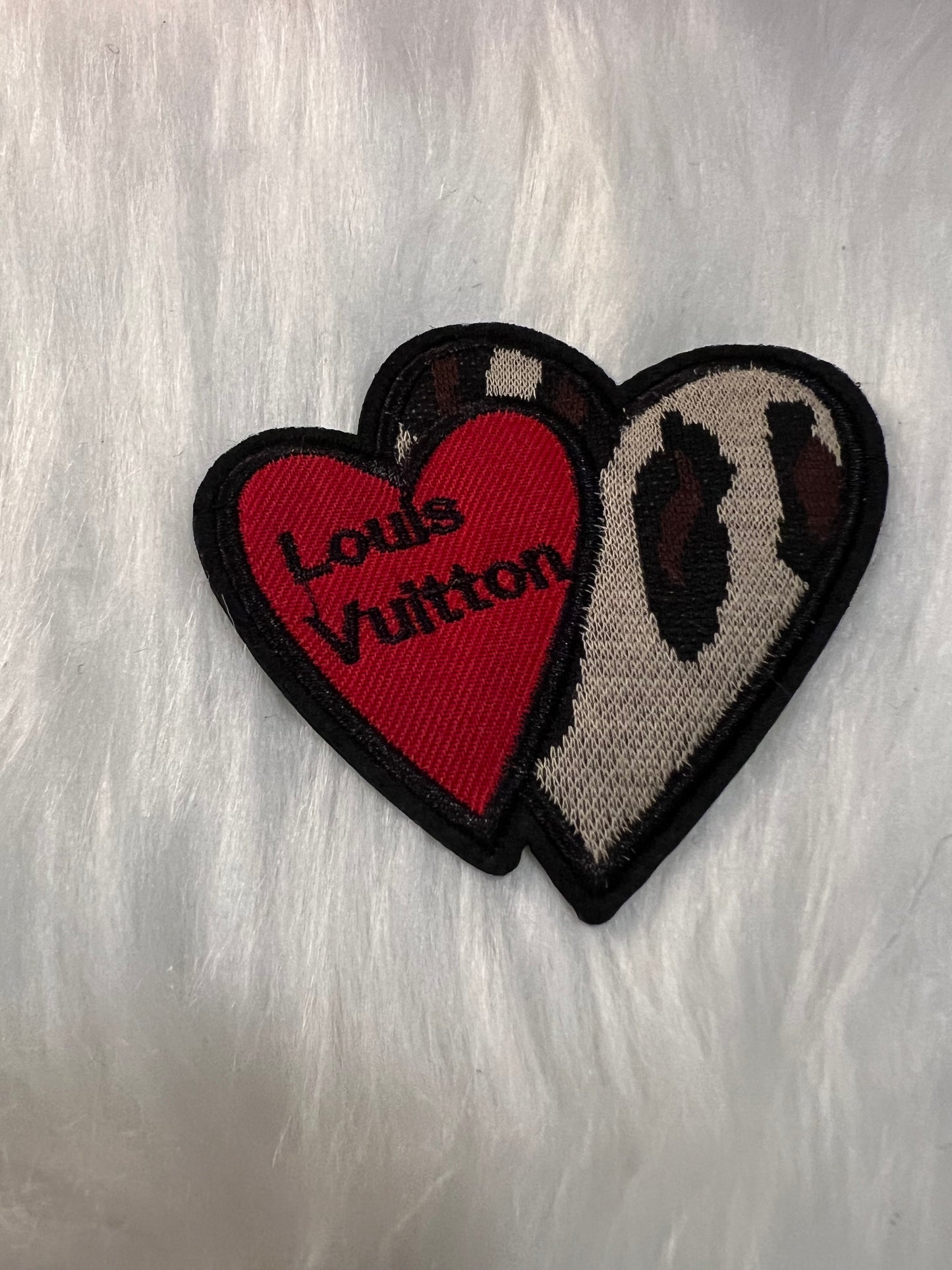 2 Heart Red Leopard Lulu