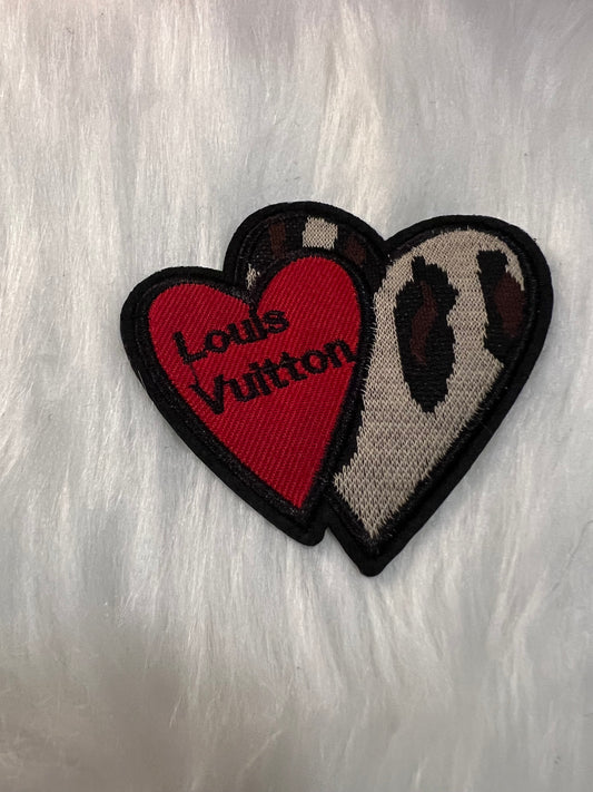 2 Heart Red Leopard Lulu