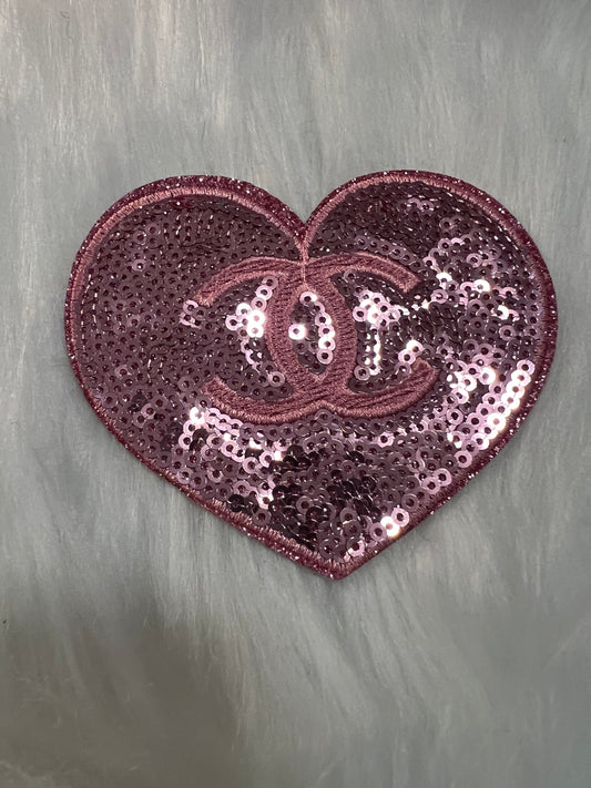 Pink Sequin CCHeart