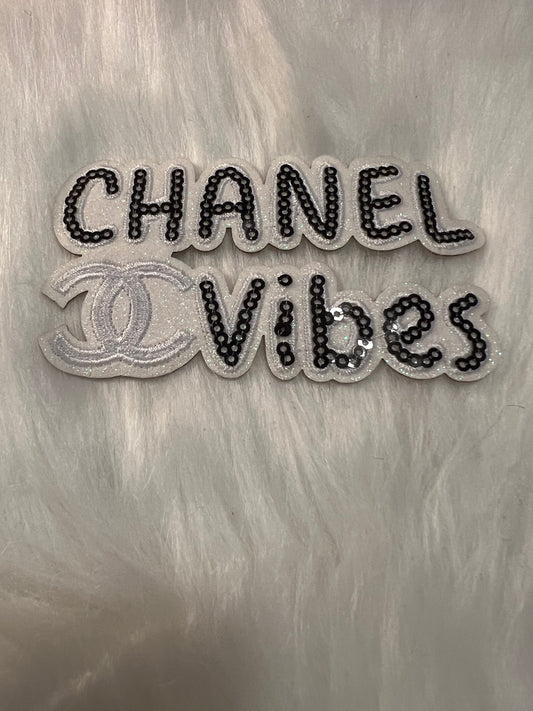 Black Sequin CC words