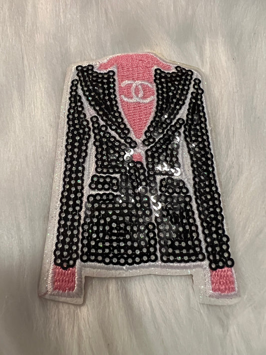 Black Sequin CC jacket