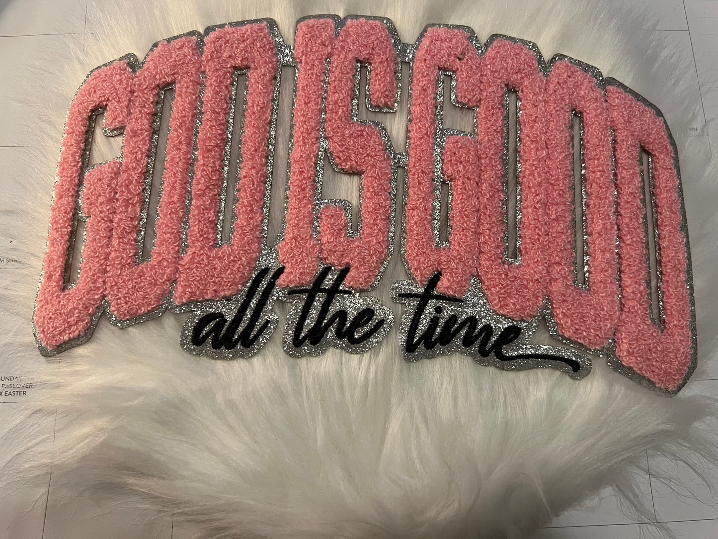 Pink & Silver God is Good