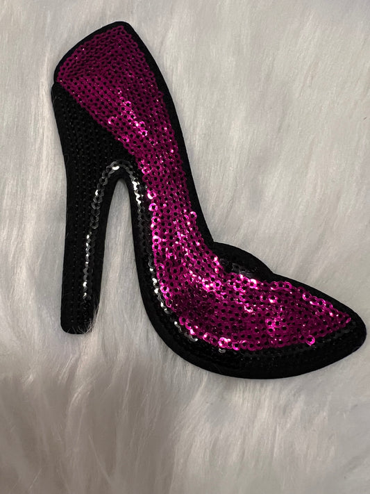 Fuchsia Bling Heel
