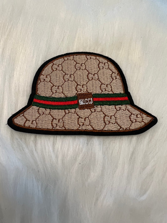 Tan GG bucket hat