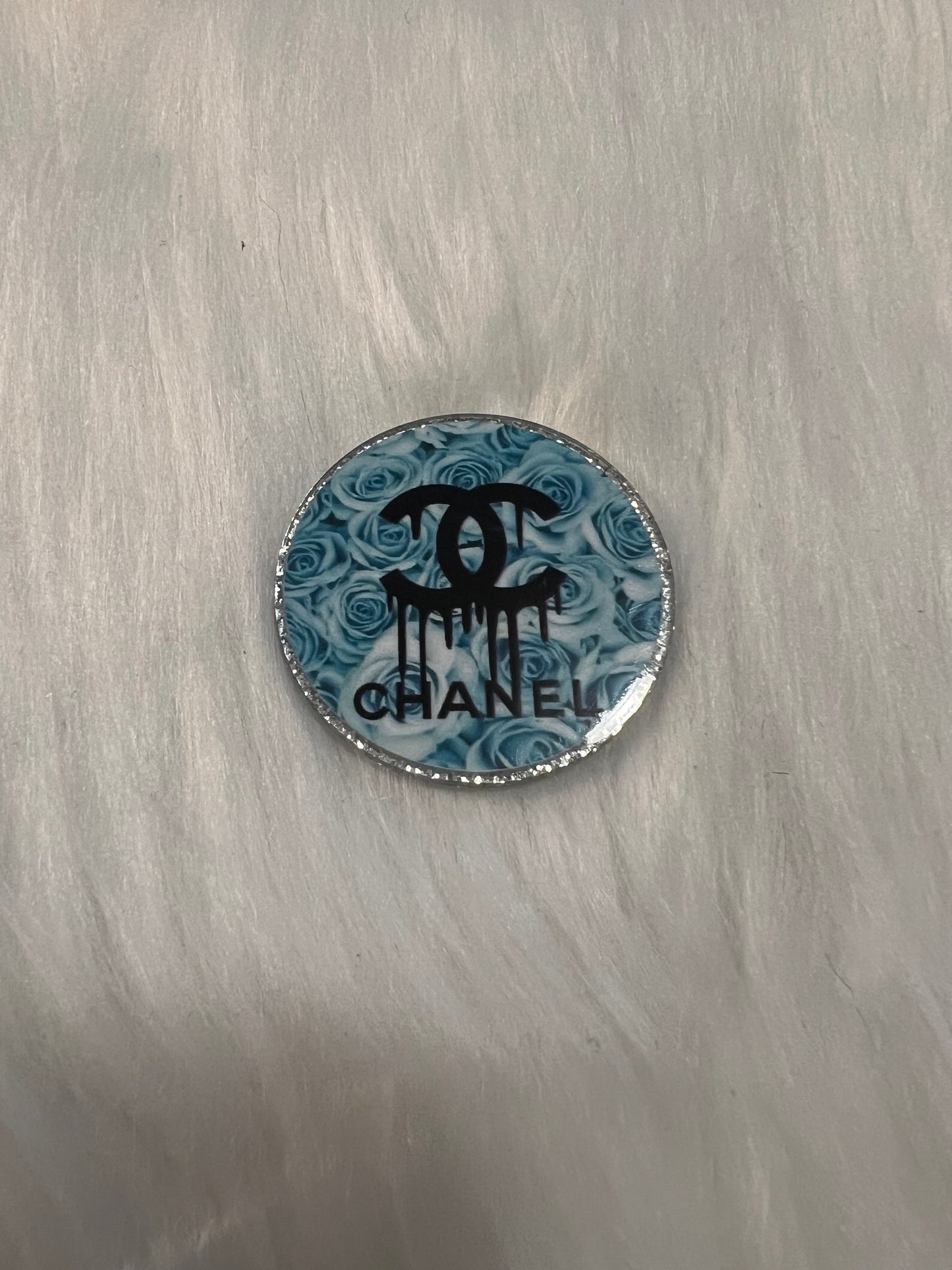 CC Round Blue Acrylic
