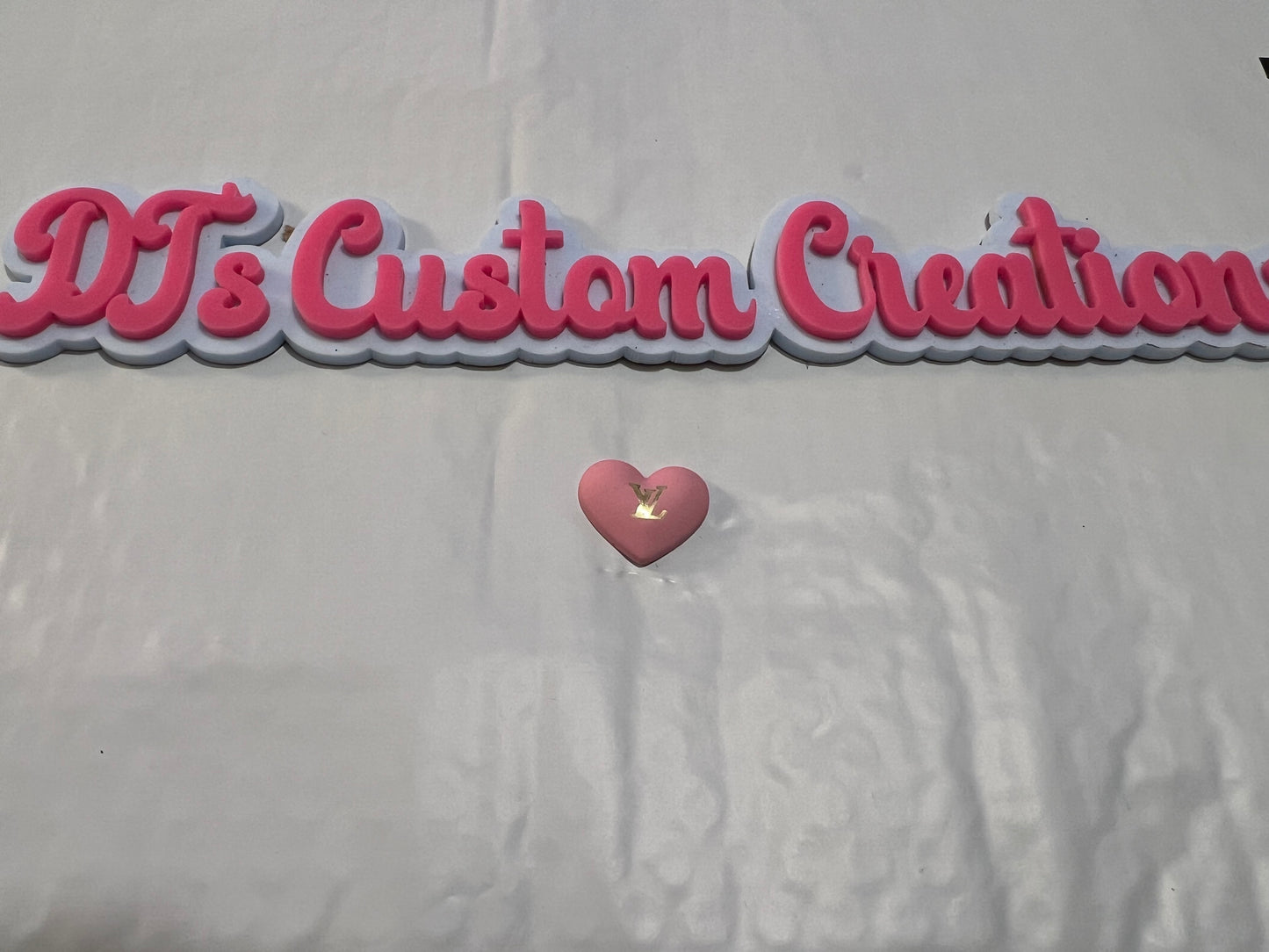 Pink LV Heart