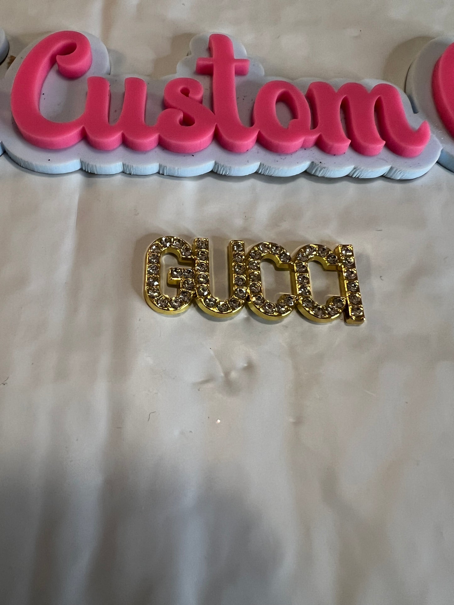 Gold GG word bling