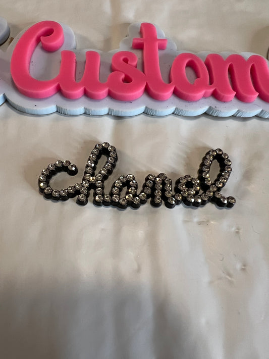 Black Chanel bling