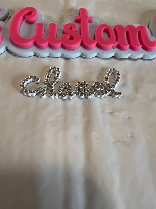 White Chanel bling