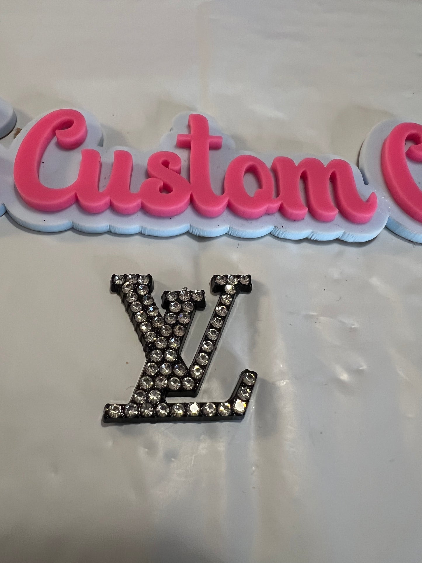 Black LV bling