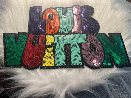 Sequin Colorful LV
