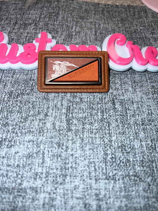 Tan Faux Leather Rectangle Patch Tag – Craft Accessory