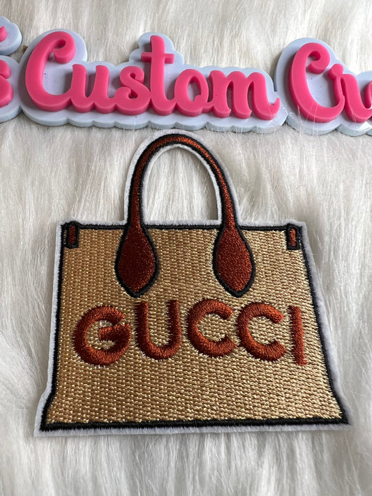 Tan GG purse