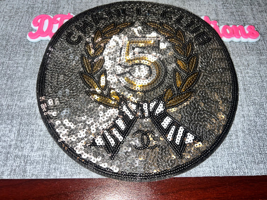 Luxury Inspired Paris Crest Sequin Patch – Vintage Luxe