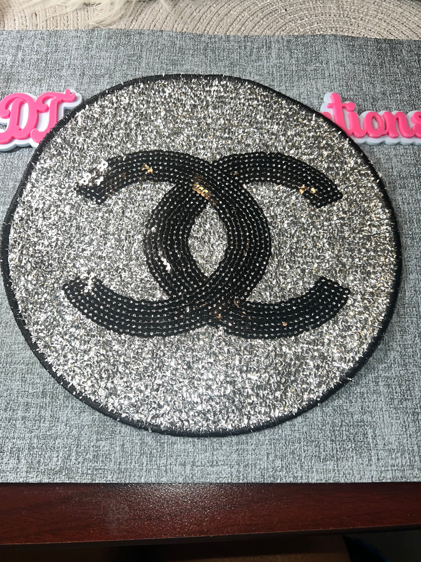 Silver Sequin Patch – Full Shine Statement