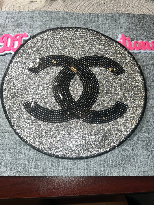 Silver Sequin Patch – Full Shine Statement