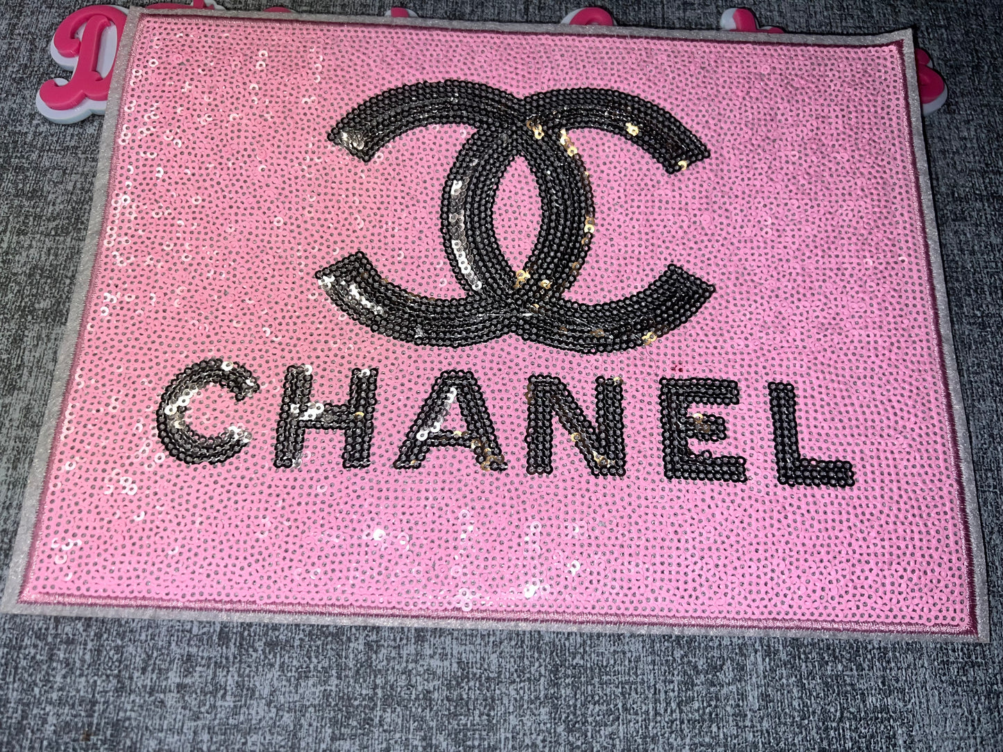 Pink Sequin Panel Patch – Statement Base