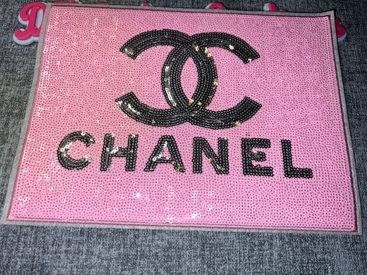 Pink Sequin Panel Patch – Statement Base