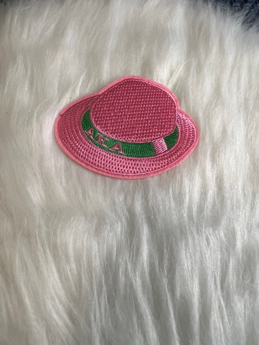 Pink Green Hat