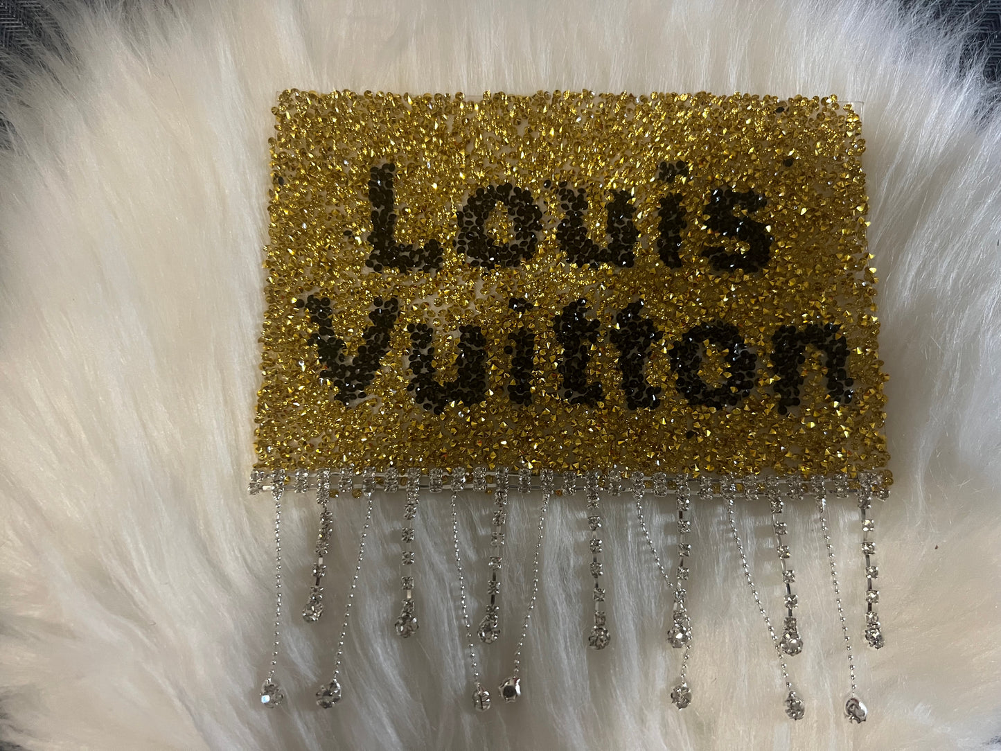 Gold Black LV Bling
