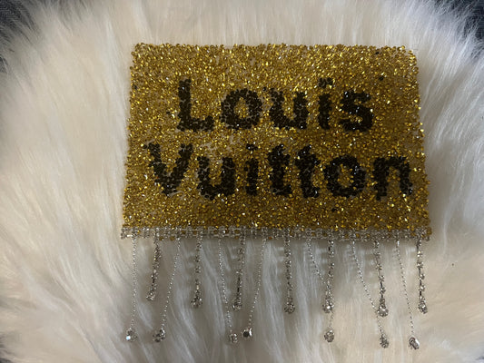 Gold Black LV Bling