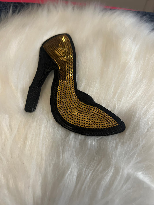Gold Bling Heel