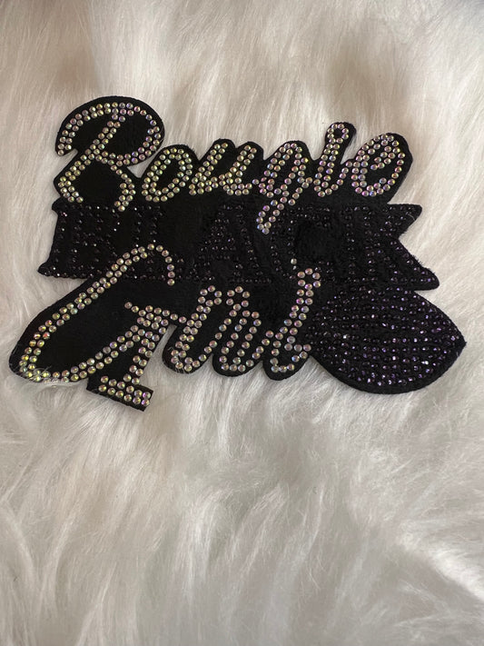 Dark Purple & Silver Black Bougie Girl