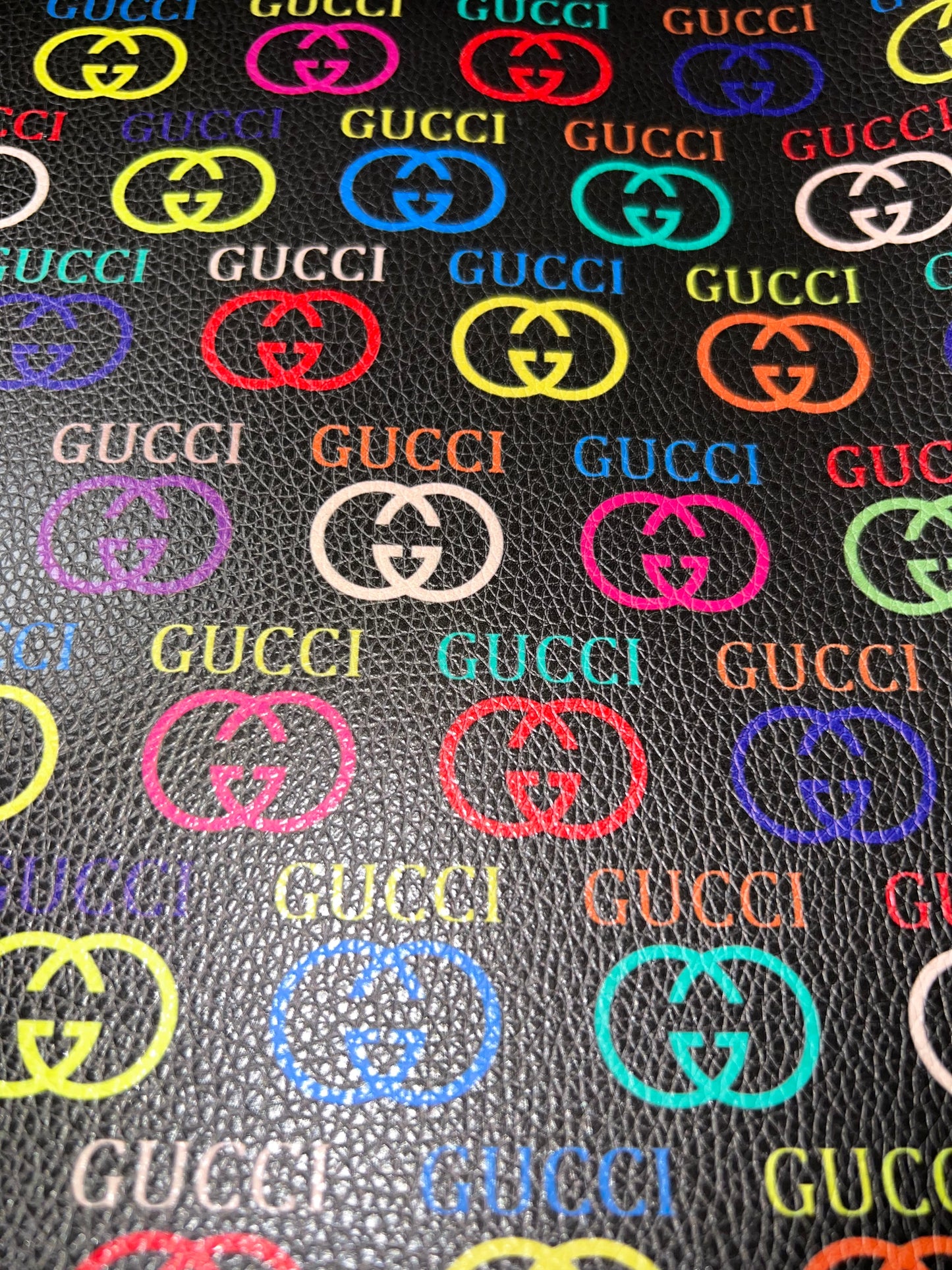 Multicolor Circle Pattern Faux Leather Sheet 9x12 – Colorful Craft Faux Leather