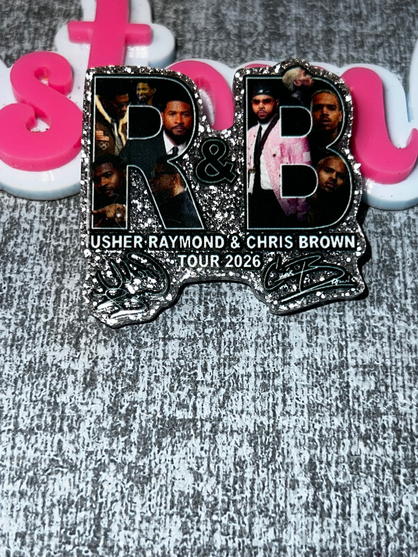 R&B Duo Tour Acrylic Planar – Entertainment Theme Embellishment