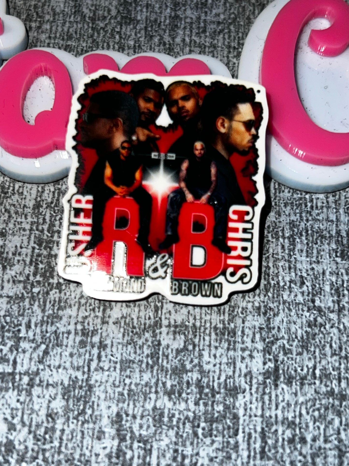 RED R&B GRAPHIC ACRYLIC PLANAR