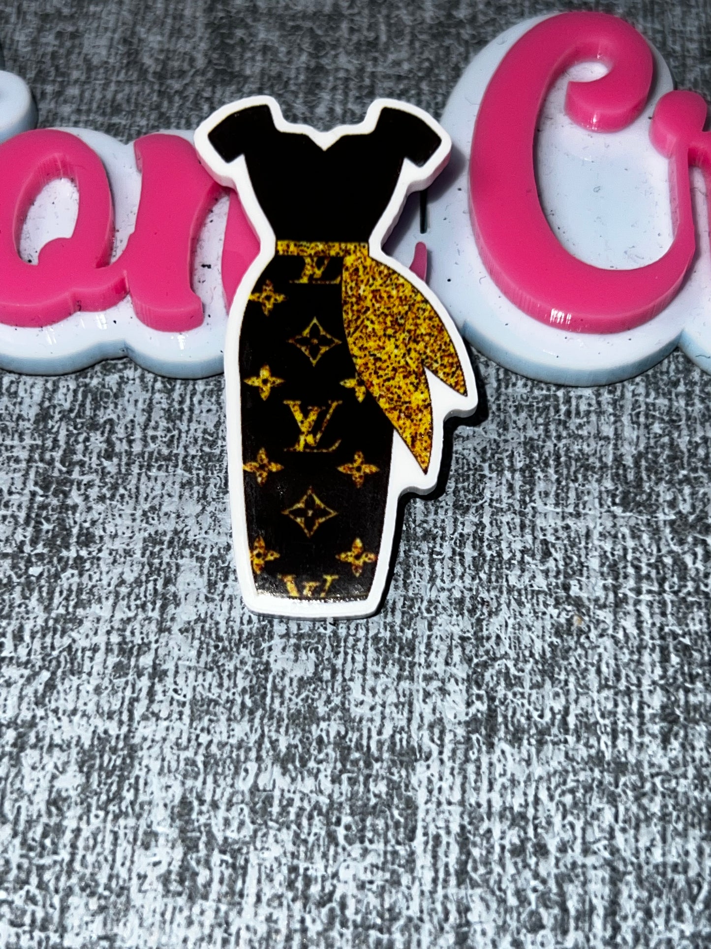 GLAM MONOGRAM DRESS ACRYLIC PLANAR