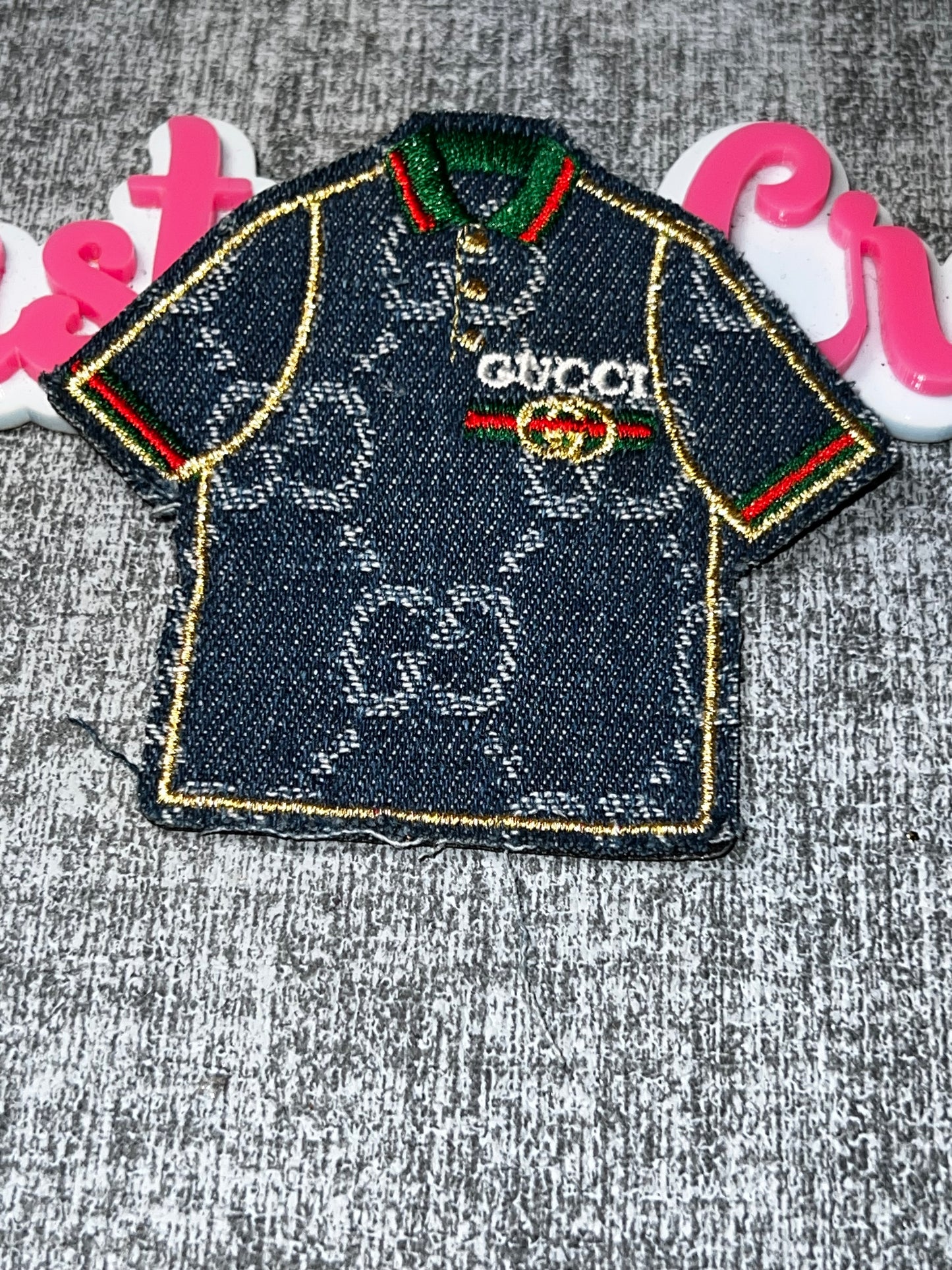 Polo Shirt Embroidered Patch – Fashion Denim Applique