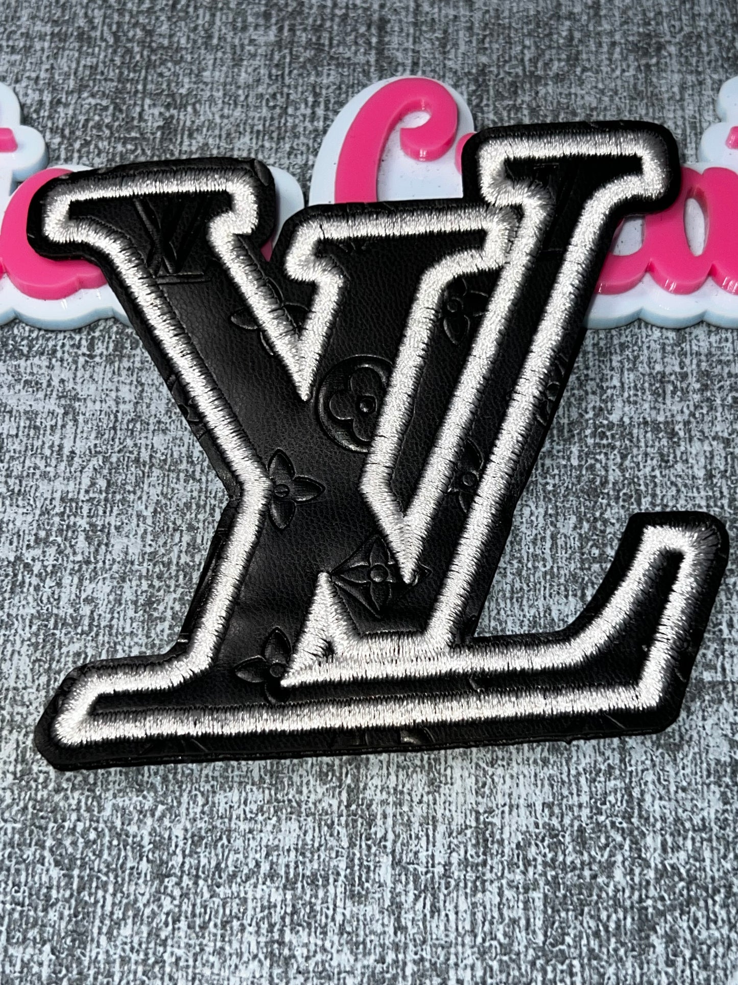 Black & White Rectangle Embroidered Patch – Fashion Inspired Applique