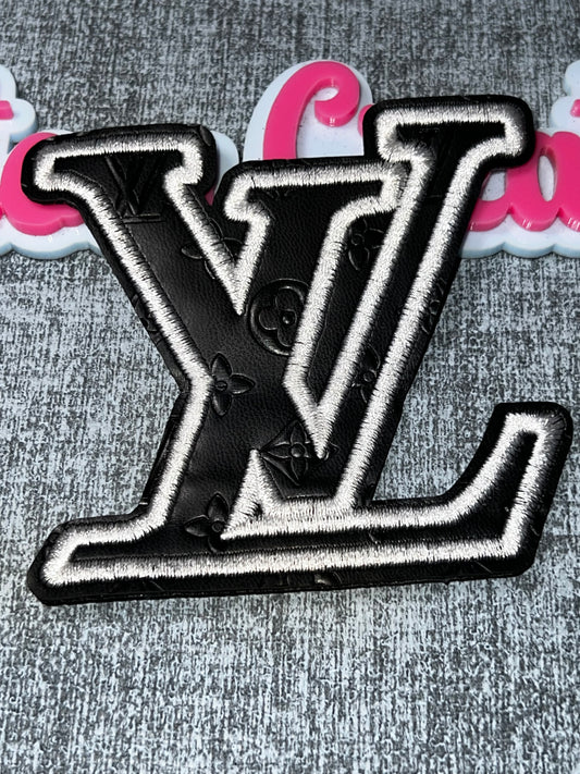 Black & White Rectangle Embroidered Patch – Fashion Inspired Applique